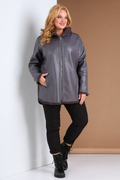 Дубленка Celentano 1905.2 кварцевый - фото 11