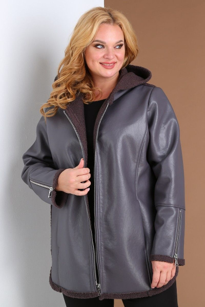 Дубленка Celentano 1905.2 кварцевый - фото 9