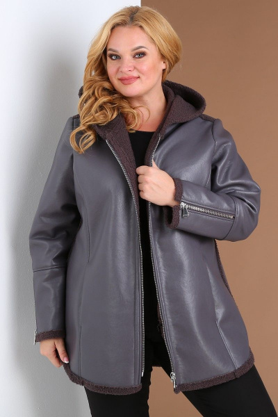 Дубленка Celentano 1905.2 кварцевый - фото 8