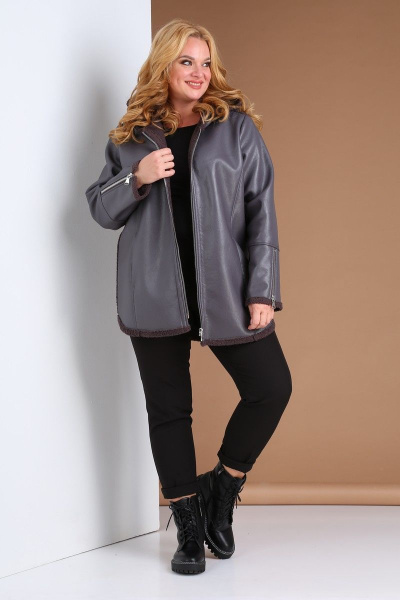 Дубленка Celentano 1905.2 кварцевый - фото 6