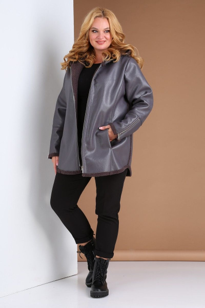 Дубленка Celentano 1905.2 кварцевый - фото 5