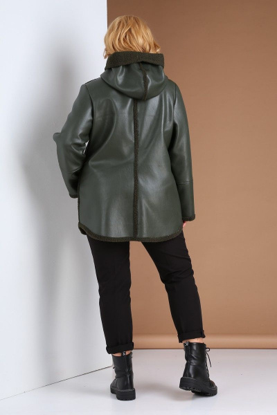 Дубленка Celentano 1905.2 перламутрово-зеленый - фото 4