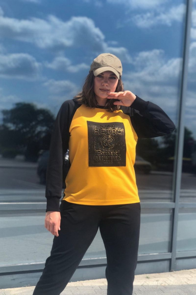 Брюки, джемпер, жилет Runella 1409 хаки - фото 3