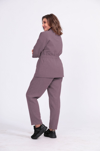 Брюки, жакет Anastasia 691 черника - фото 3