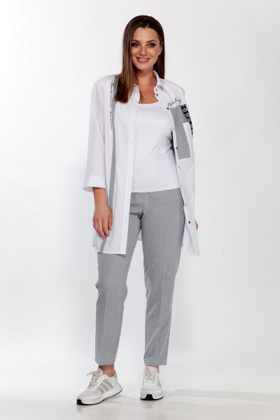 Брюки классические с высокой посадкой и карманами Belinga 4059 - фото 1