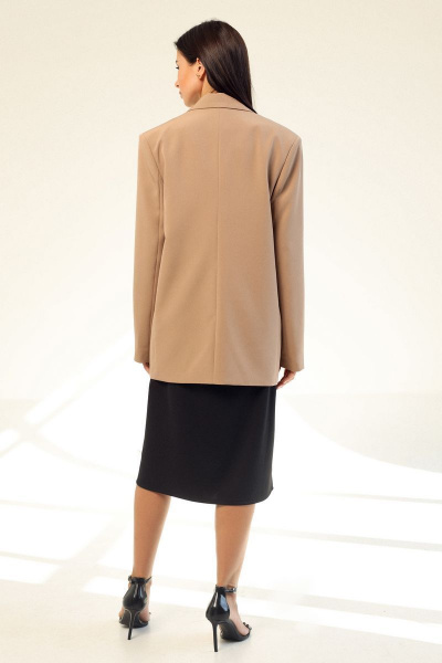 Комплект двойка из вискозы и хлопка с жакетом и платьем AURA otd 9044 - фото 2