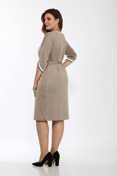 Платье Lady Style Classic 2434 бежевый - фото 2