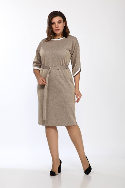 Платье Lady Style Classic 2434 бежевый - фото 1