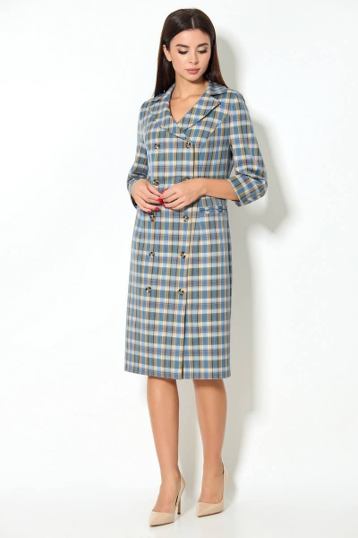 Платье Koketka i K 869 серо-голубой - фото 2