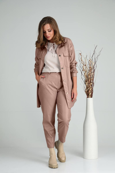 Брюки Verita 2117.1 беж - фото 3