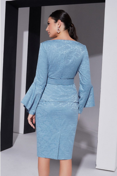 Блуза, юбка Lissana 4371 голубой - фото 5