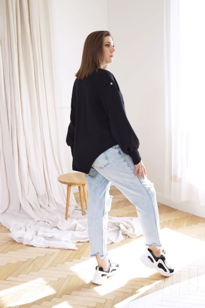 Джемпер BegiModa 4008 черный - фото 4