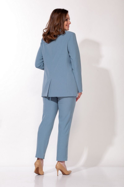 Брюки, жакет Anna Majewska 1445 серо-голубой - фото 4