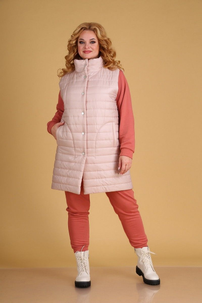 Жилет Ксения Стиль 1931 пудра - фото 2
