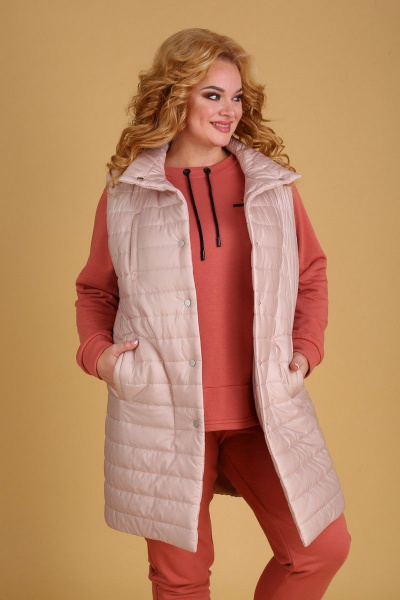 Жилет Ксения Стиль 1931 пудра - фото 1