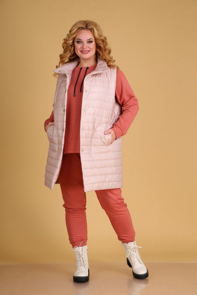 Жилет Ксения Стиль 1931 пудра - фото 6