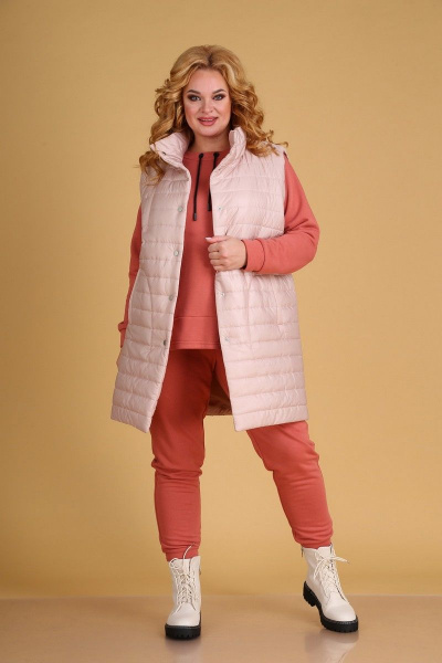 Жилет Ксения Стиль 1931 пудра - фото 5