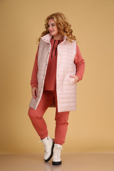 Жилет Ксения Стиль 1931 пудра - фото 4