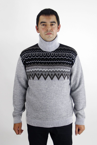 Свитер Полесье С3108-20 0С2175-Д43 182,188 светло-серый - фото 1