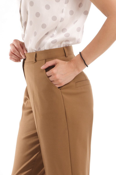 Брюки IUKONA 1213 оливково-коричневый - фото 3