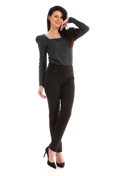 Брюки IUKONA 1693 черный. - фото 2