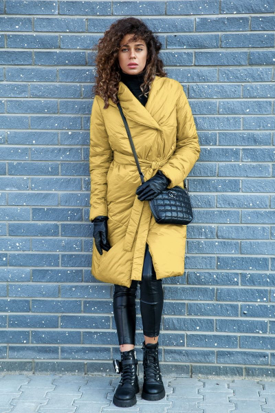 Пальто DOGGI 5003 янтарный - фото 1