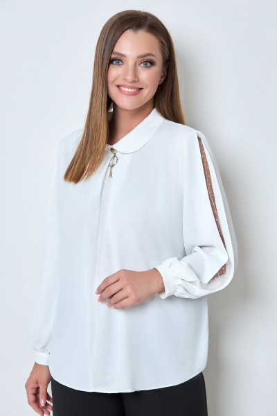 Блуза БелЭкспози 1278 молочный - фото 1