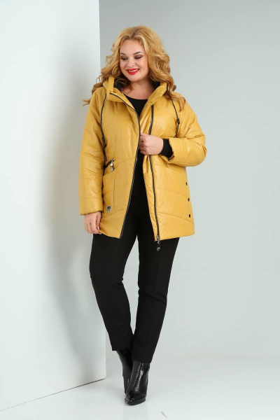 Куртка Shetti 2014 горчица - фото 3
