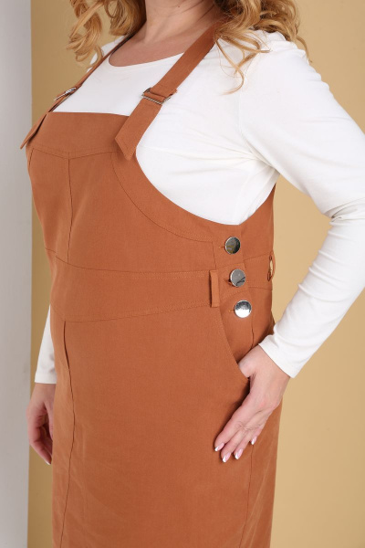 Сарафан Tensi 315 карамельный - фото 5