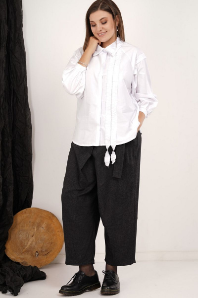 Блуза GRATTO 4134 белый - фото 1