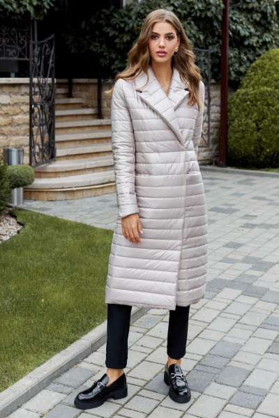 Пальто AYZE 2311 бежевый - фото 1