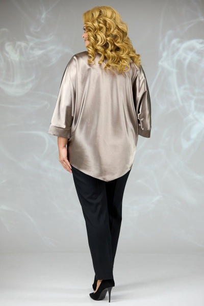 Блуза Angelina & Сompany 591 бежевый - фото 3