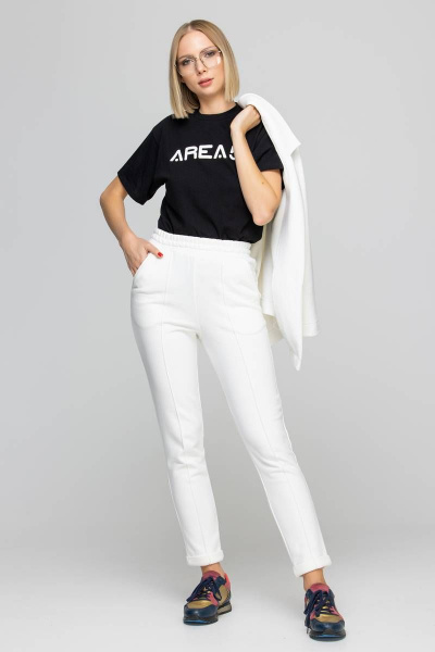 Брюки, жакет Domna 16075 молочный - фото 9