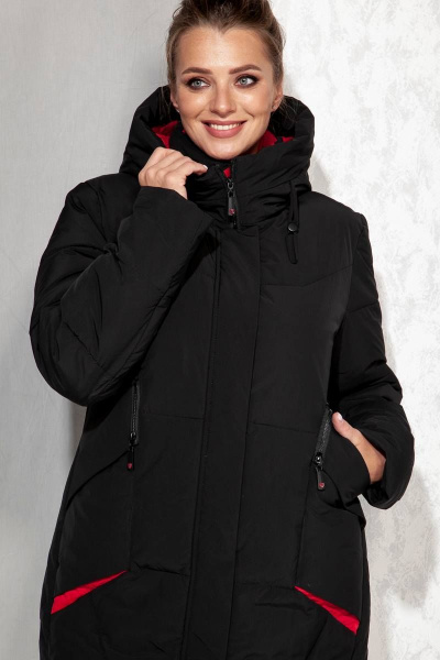 Полупальто Beautiful&Free 4065 черный - фото 9