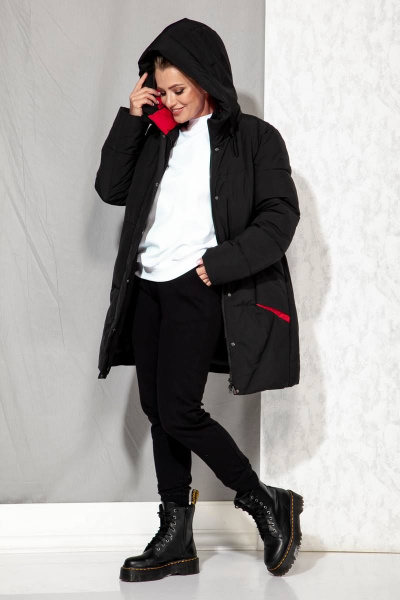 Полупальто Beautiful&Free 4065 черный - фото 8