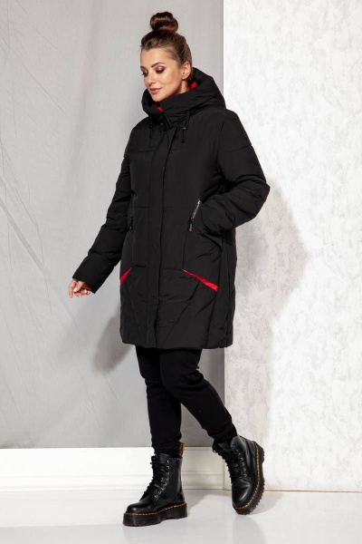 Полупальто Beautiful&Free 4065 черный - фото 3