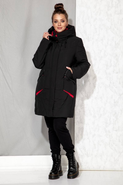 Полупальто Beautiful&Free 4065 черный - фото 2