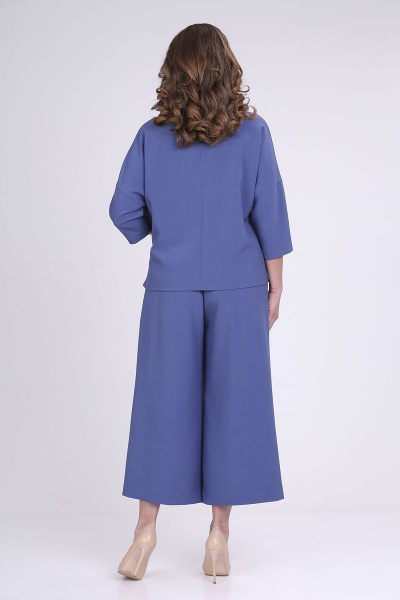 Блуза, кюлоты ELGA 12-715 синий - фото 2