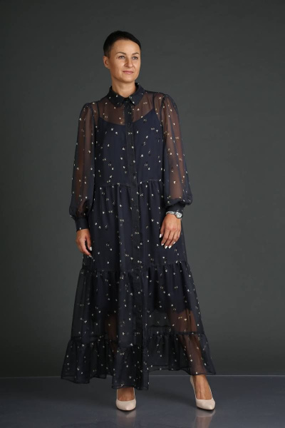 Платье ZigzagStyle 403 принт - фото 1