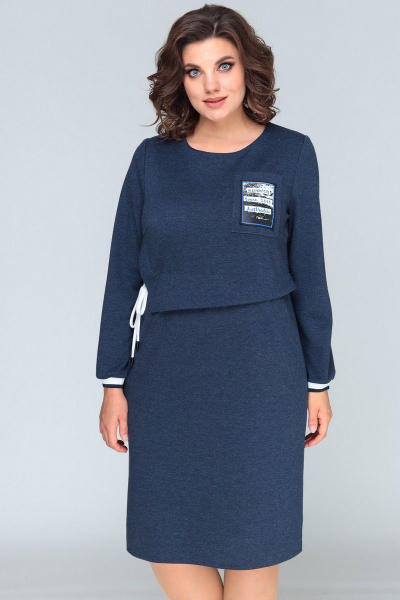 Платье Bonna Image 622 синий - фото 5