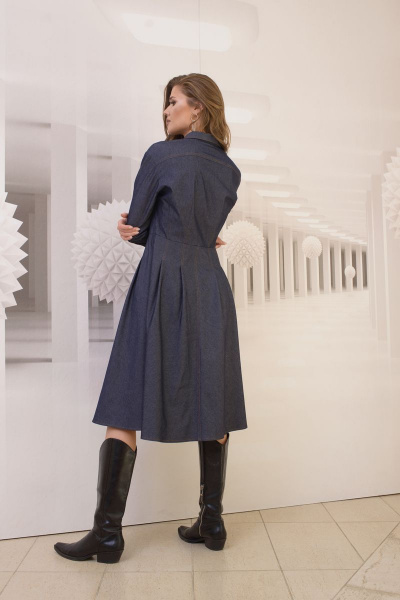 Платье Condra 4331 темно-синий - фото 7