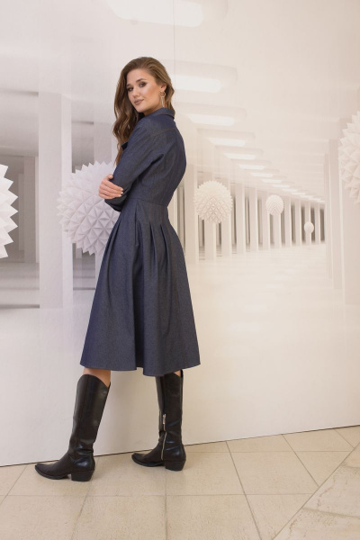 Платье Condra 4331 темно-синий - фото 6