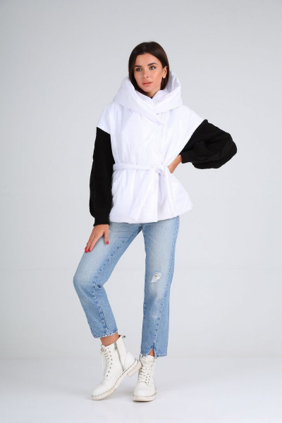 Куртка Диомант 1543 белый - фото 2