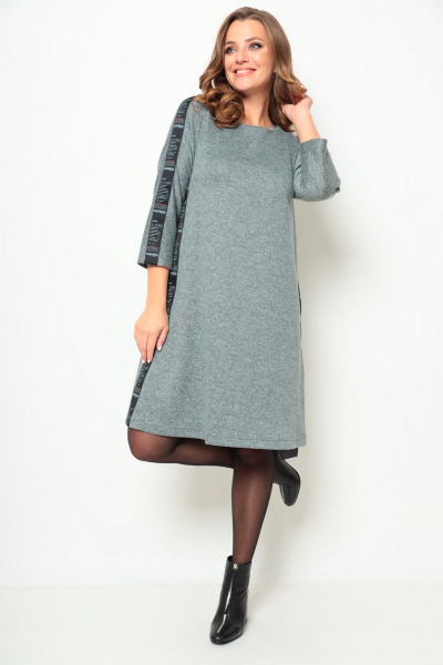 Платье Michel chic 2018 серый - фото 1
