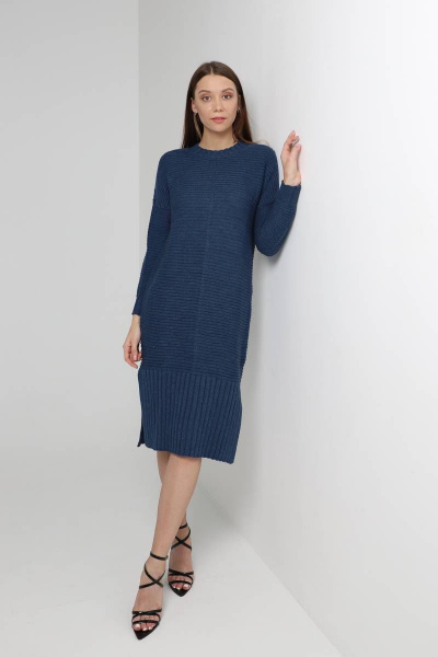 Платье Romgil 330ТЗ индиго - фото 2