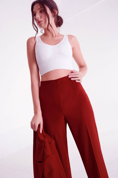 Брюки, жакет MALI 721-081 бордо - фото 6