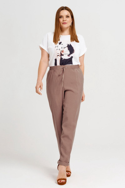 Брюки Панда 45160z бежевый - фото 1