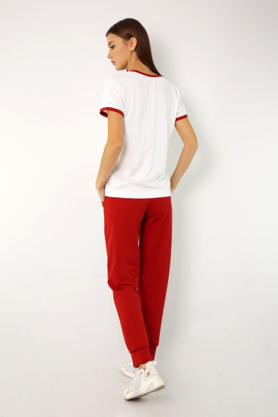 Круглогодичный спортивный джемпер из трикотажа с V-образным вырезом Kivviwear 4038.11 - фото 10