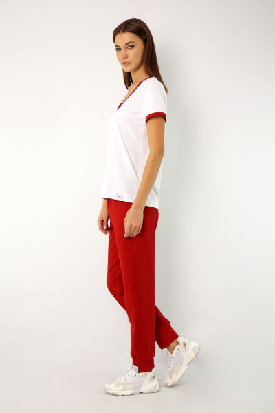 Круглогодичный спортивный джемпер из трикотажа с V-образным вырезом Kivviwear 4038.11 - фото 9