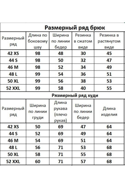 Брюки, худи Kivviwear 4046-4050 сине-серый_меланж - фото 3